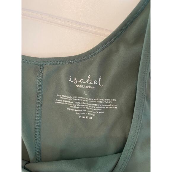 Sleeveless Unitard Maternity Jumpsuit Ingrid & Isabel Bump Friendly Womens Large - Picture 4 of 6